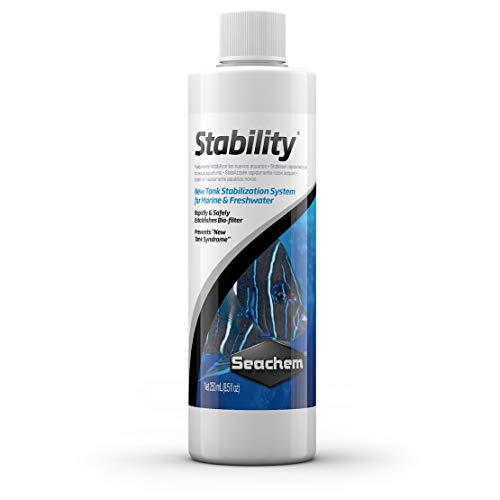 Seachem Stability Fish Tank Stabilizer - Pour aquariums d'eau douce et marins 500 ml