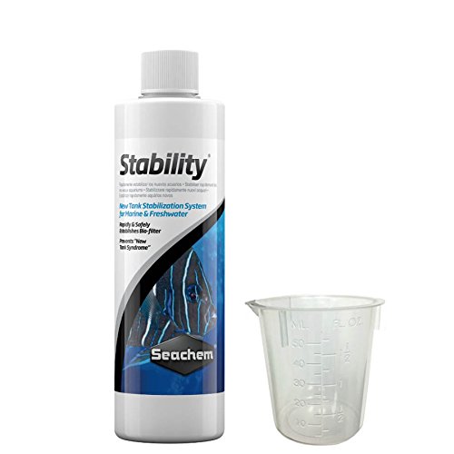 Seachem Stability, lot de tasses à mesurer 500 ml avec 50 ml