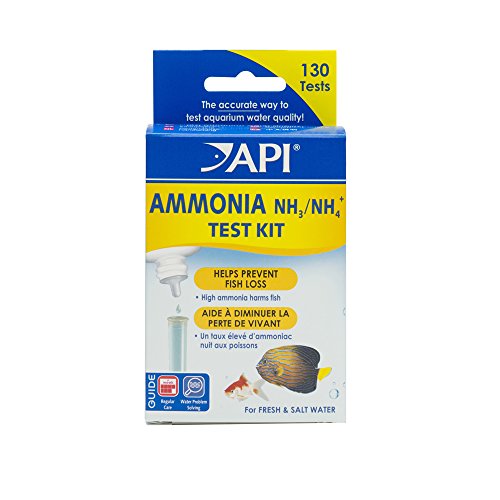 API AMMONIA 130-Test Kit de test d'eau d'aquarium d'eau douce et d'eau salée