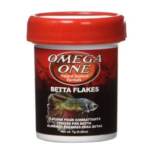 La meilleure nourriture en flocons: les flocons Omega One Betta